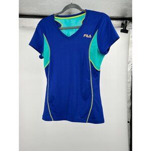 Fila Womens Sport Performance Tee Blue/Teal